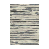 5' x 8' Beige and Gray Abstract Area Rug